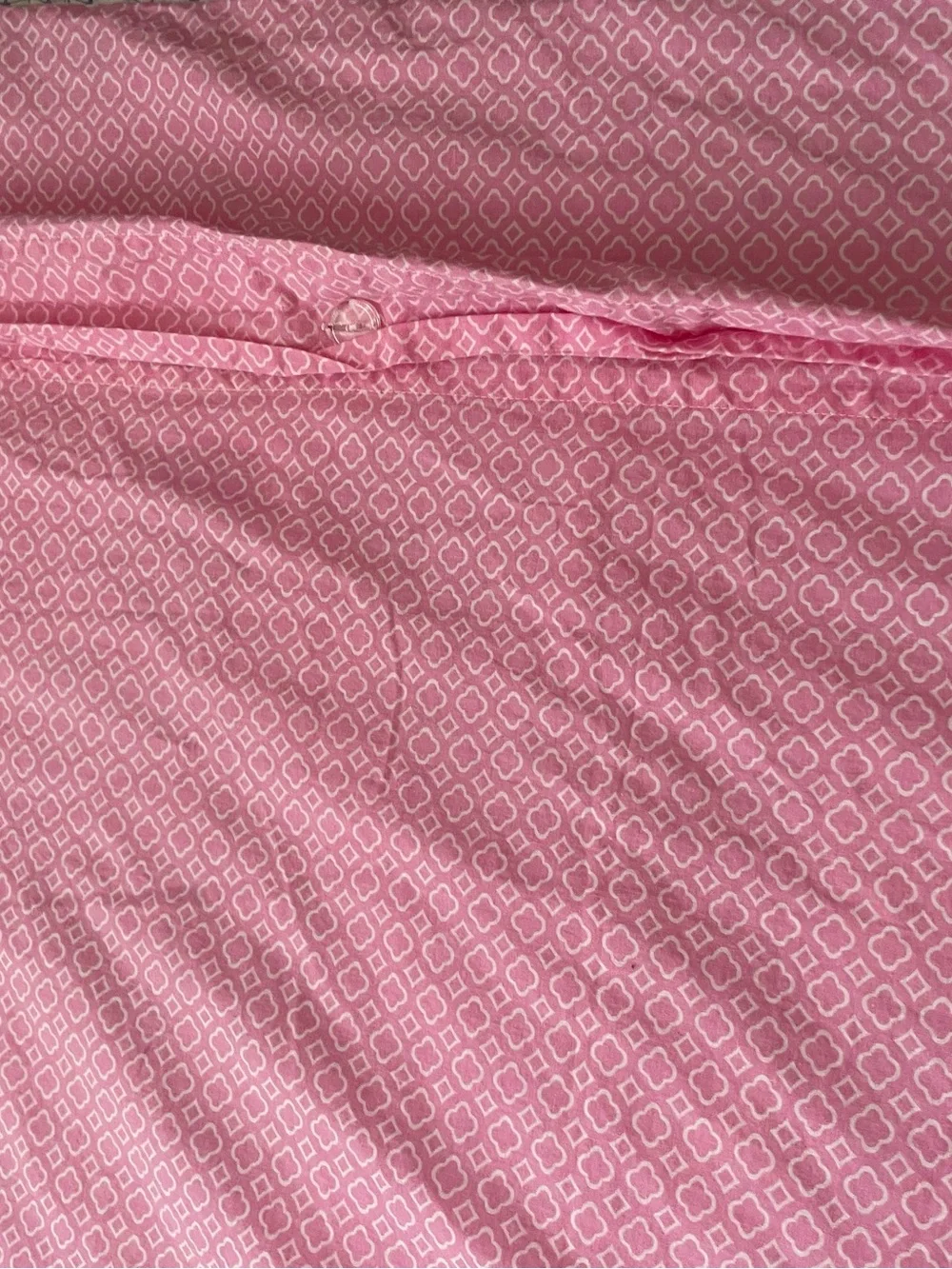 Tommy Hilfiger Kids Pink & Green Twin Duvet Cover